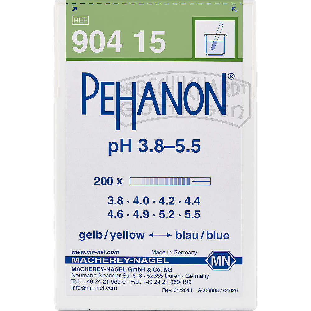 Pehanon-Indikator pH 3,8-5,5 Test-Streifen