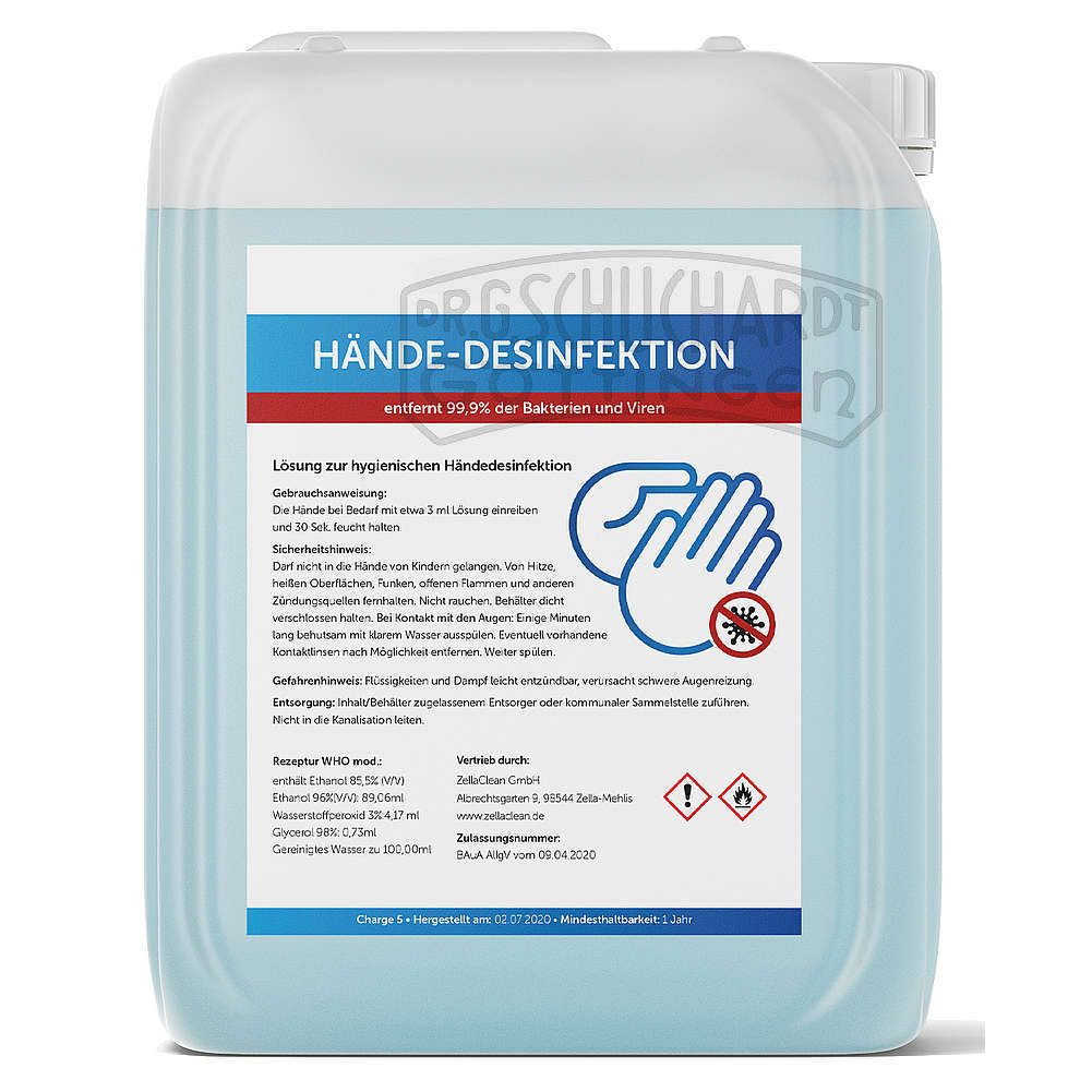 Hand-Desinfektionsmittel, 5000ml