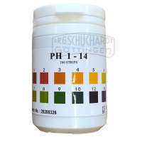 Indikatorstäbchen pH 0–14 200 Stück