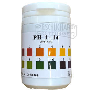 Indikatorstäbchen pH 1–14 200 Stück