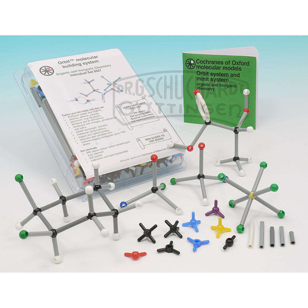 Molekülbaukasten mit 240 Atomen