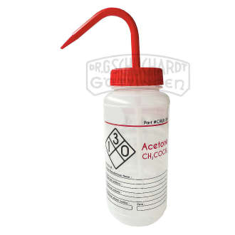 Spitzflasche Acteon 500 ml rot Weithals PP