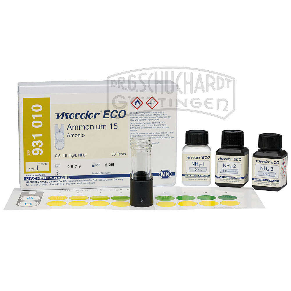 VISOCOLOR® ECO Testbesteck Ammonium 15