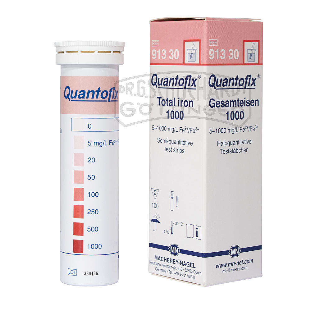 Teststreifen Quantofix® Gesamteisen