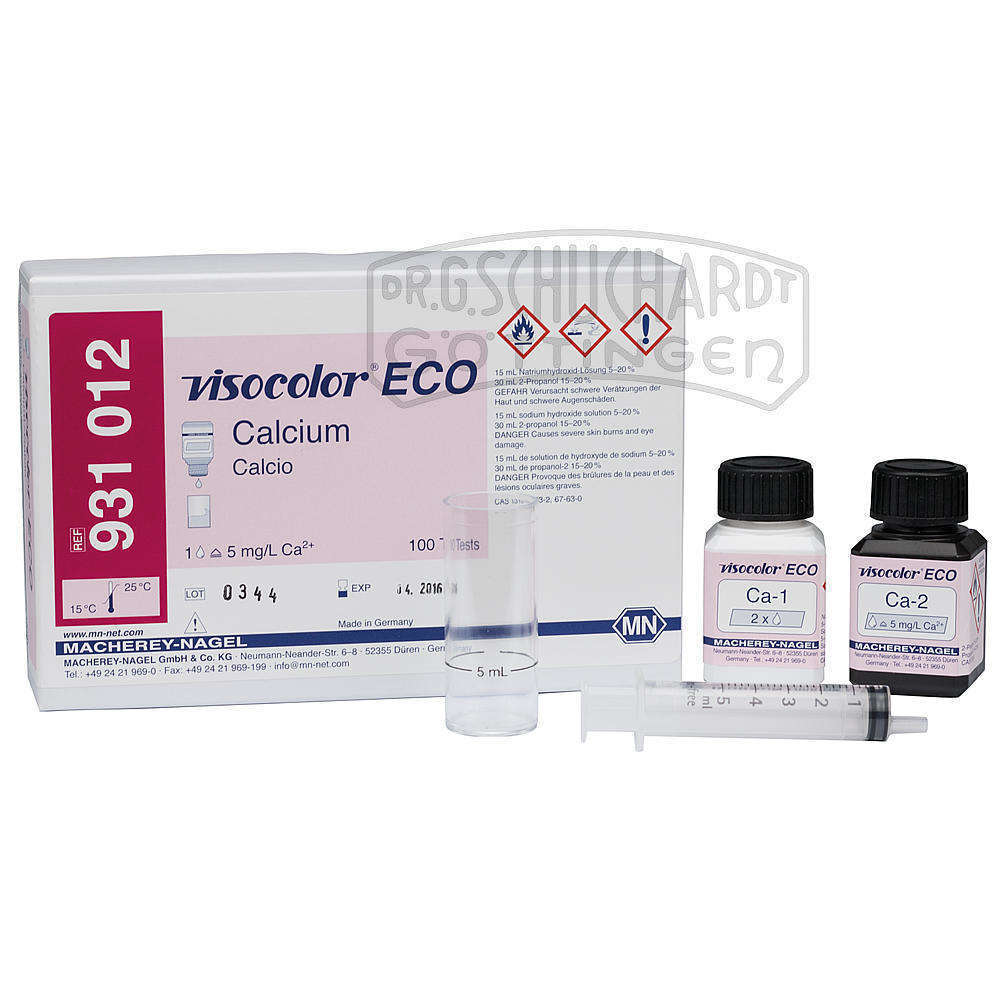 Testbesteck VISOCOLOR® ECO Calcium