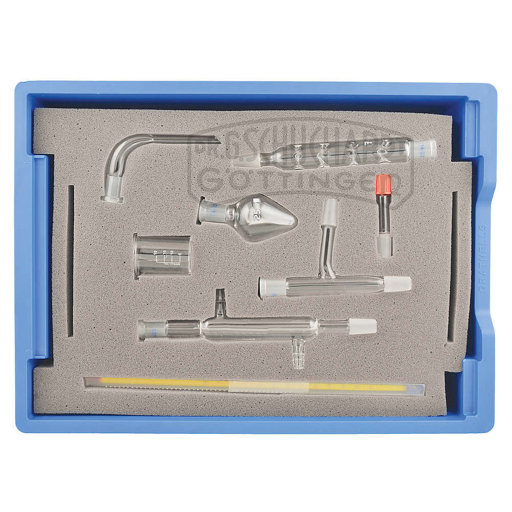 Organische Chemie Basic-Bausatz mit Normschliff 14/23 Borosilikatglas