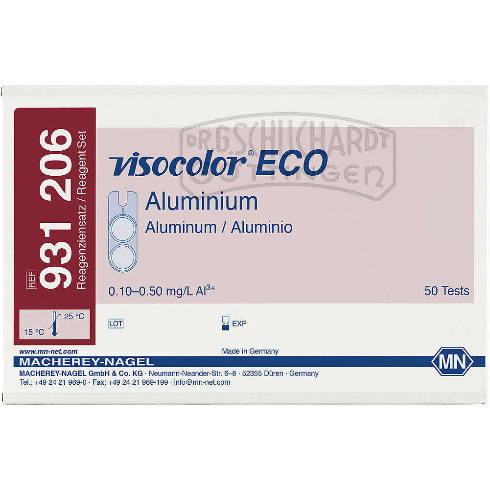 Testbesteck VISOCOLOR® ECO Aluminium Nachfüllpackung