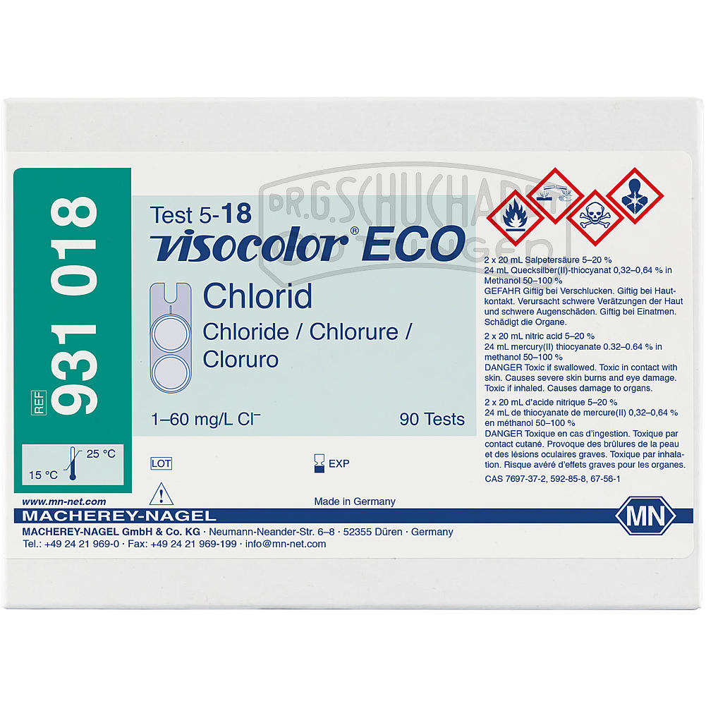 Testbesteck Testbest. ECO Chlorid 1..60 mg/l