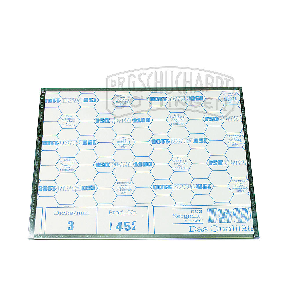 Hitzeschutzplatte in verzinkter Platte / Untersetzer & Wärmeschutz /  Laborgeräte